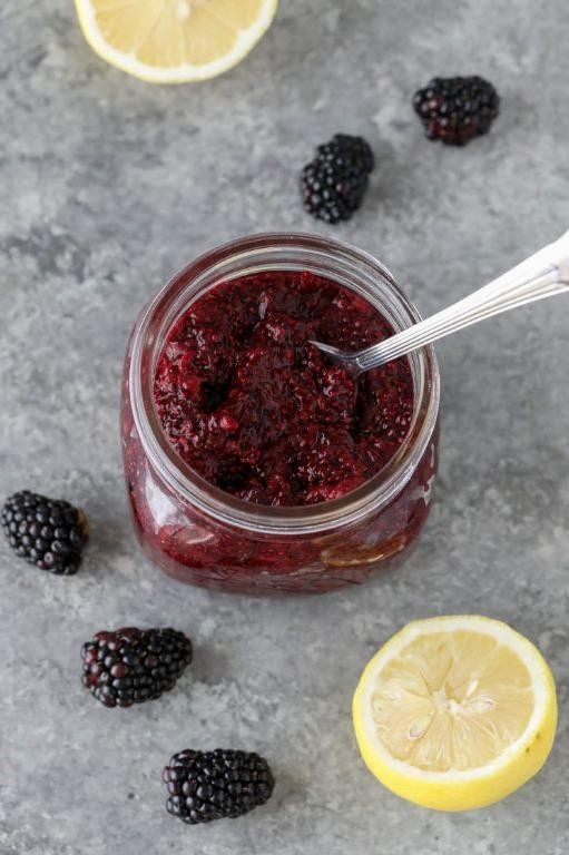 Blackberry Chia Jam Spread