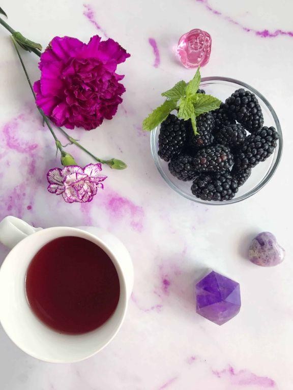 Blackberry Infused Green Tea