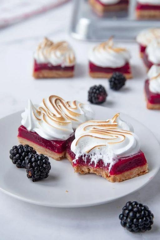 Blackberry Lemon Bars