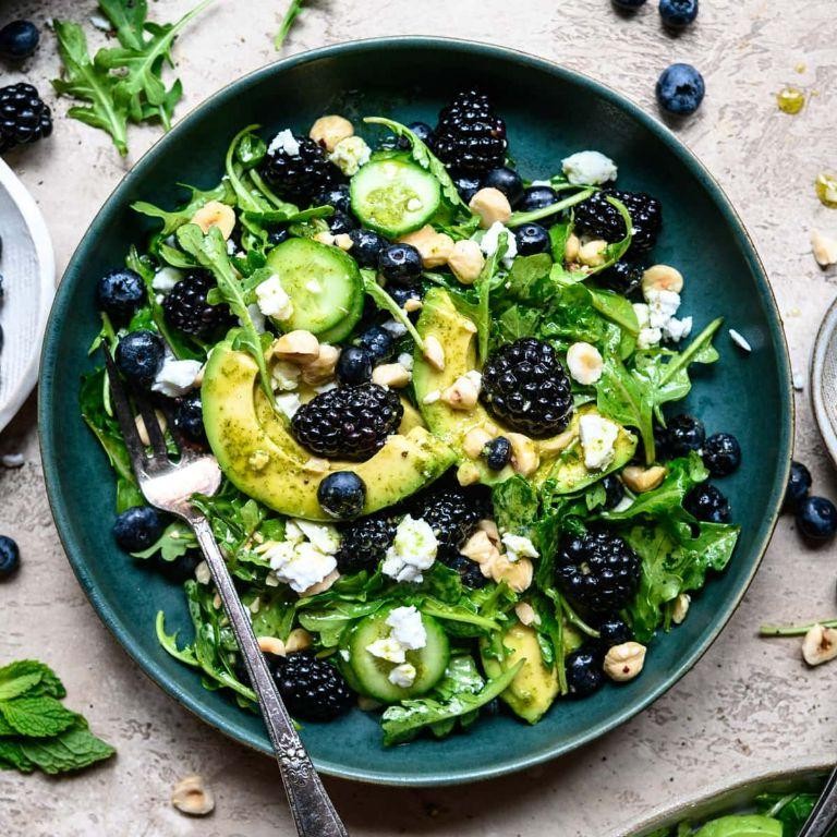 Blackberry and Avocado Summer Salad