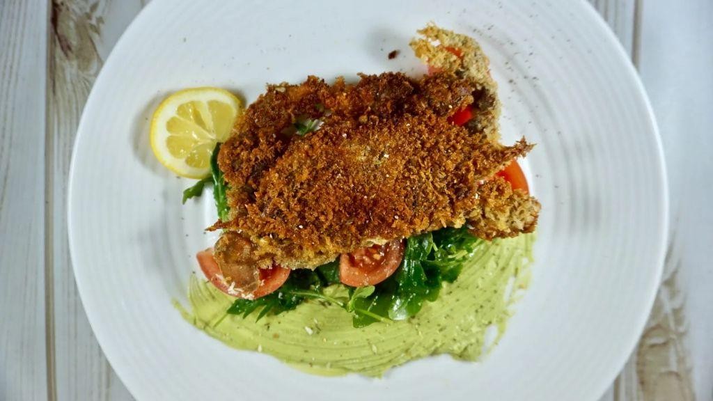 Blackened Soft Shell Crab with Avocado Remoulade