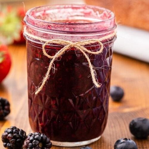 Blended Berry and Kumquat Jam