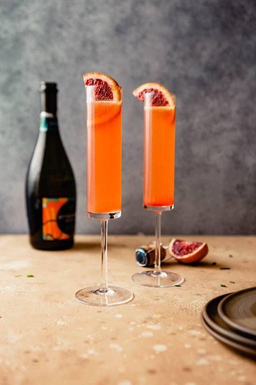 Blood Orange Ginger Mimosa