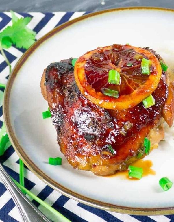 Blood Orange Glazed Chicken