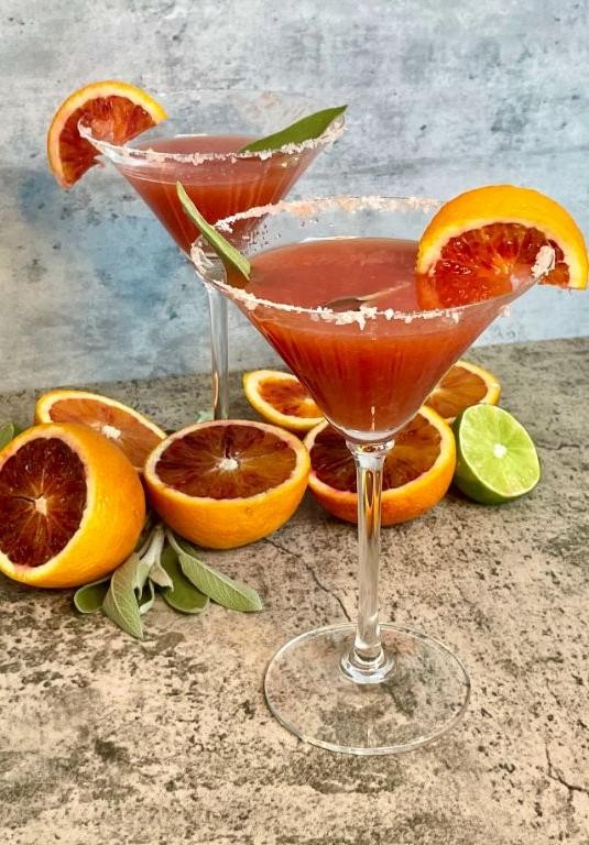 Blood Orange Margarita with Fresh Citrus