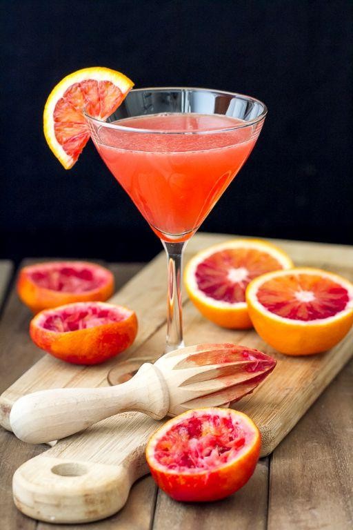 Blood Orange Martini