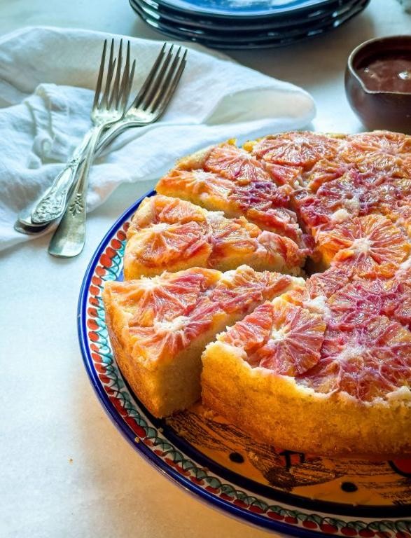 Blood Orange Olive Oil Cake