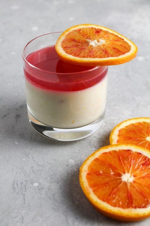 Blood Orange Panna Cotta