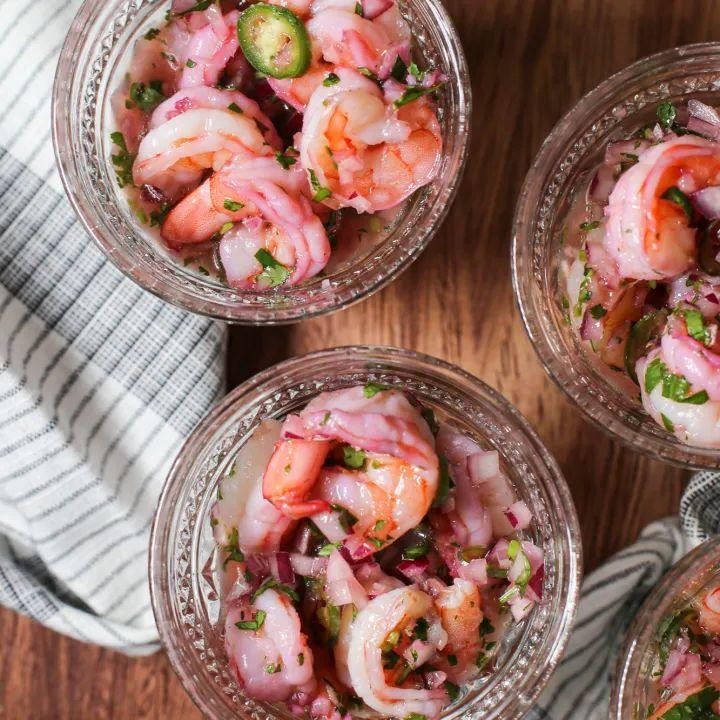 Blood Orange and Shrimp Ceviche