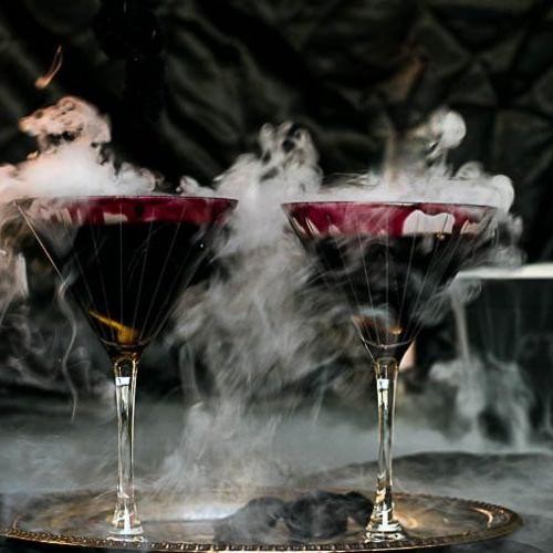 Bloody Black Widow Martini