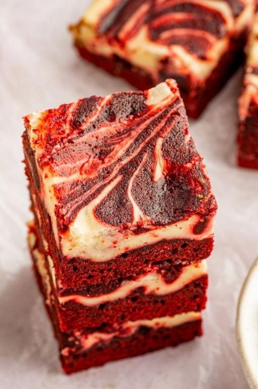 Bloody Red Velvet Cheesecake Brownies