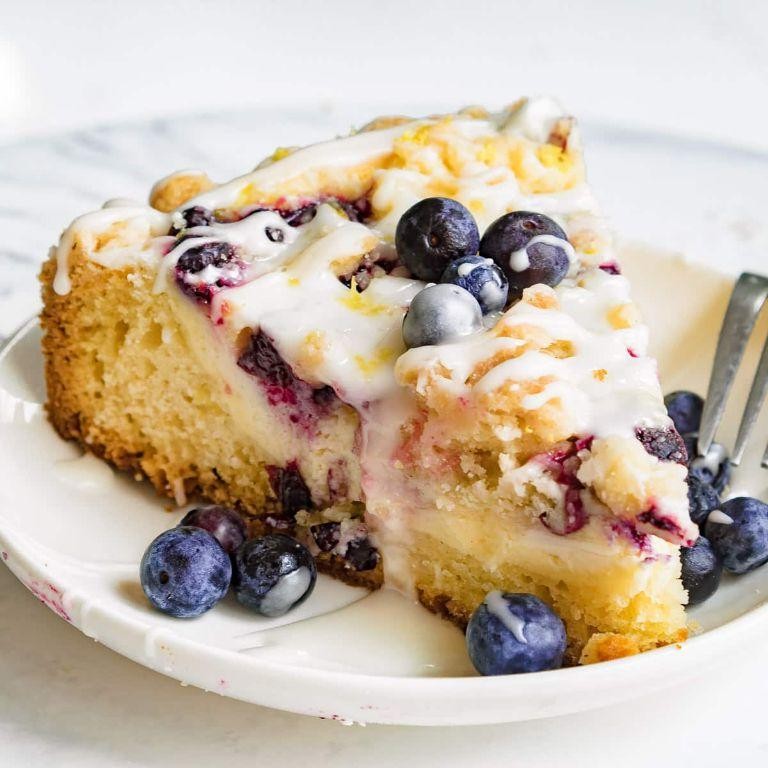 Blueberry Cream Cheese Coffee Cake