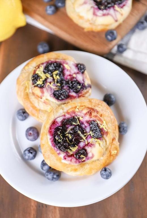 Blueberry Cream Cheese Danish