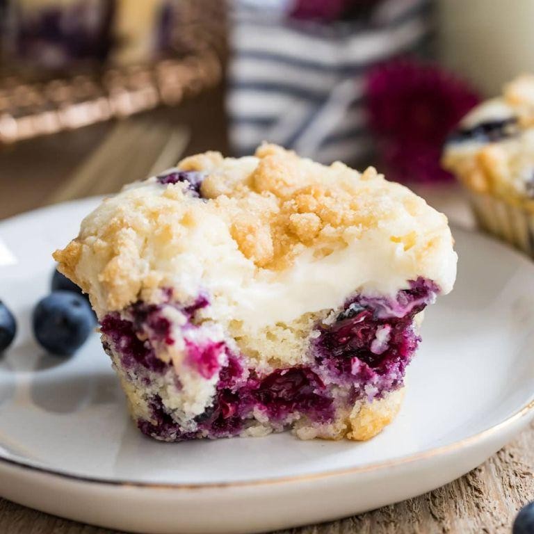 Blueberry Cream Cheese Muffins