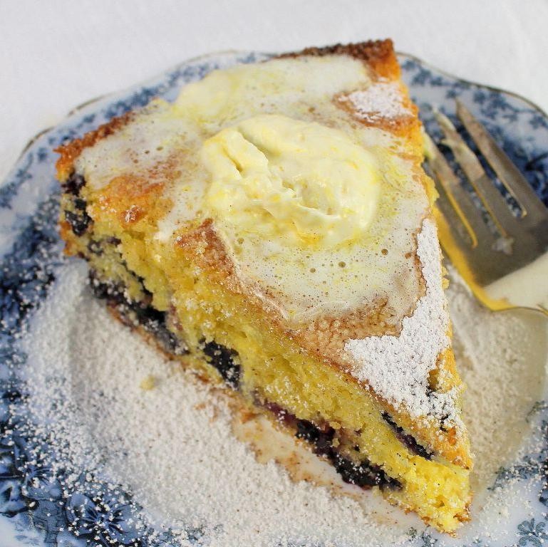 Blueberry Infused Hot Water Cornbread