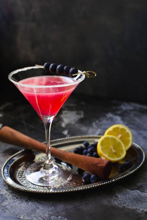 Blueberry Lemon Martini