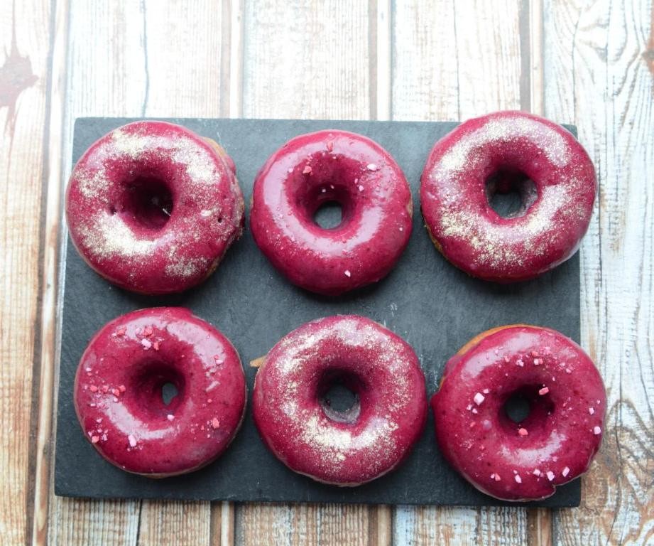 Blueberry Potato Doughnuts