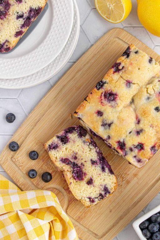 Blueberry Sour Cream Quick Bread