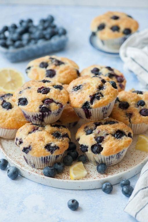 Blueberry Yogurt Muffins