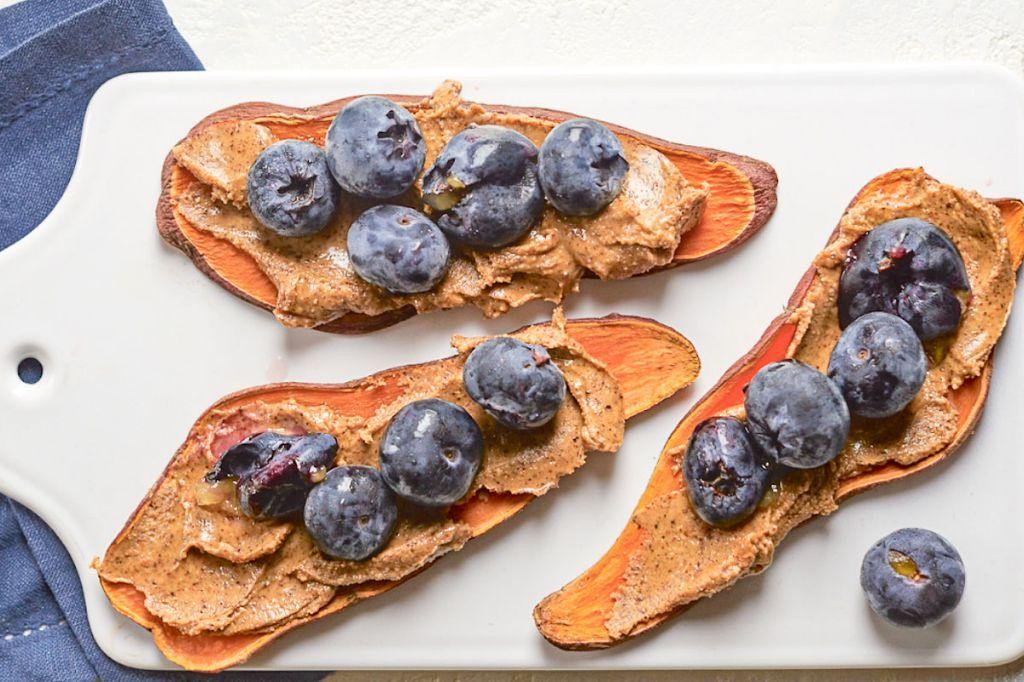 Blueberry and Almond Butter Toast