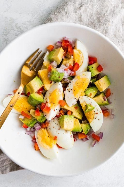 Boiled Egg and Avocado Salsa