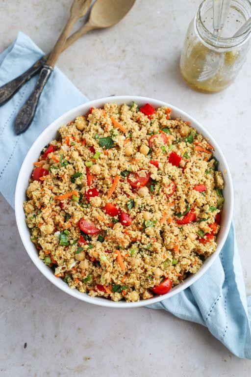 Boiled Egg and Tomato Couscous
