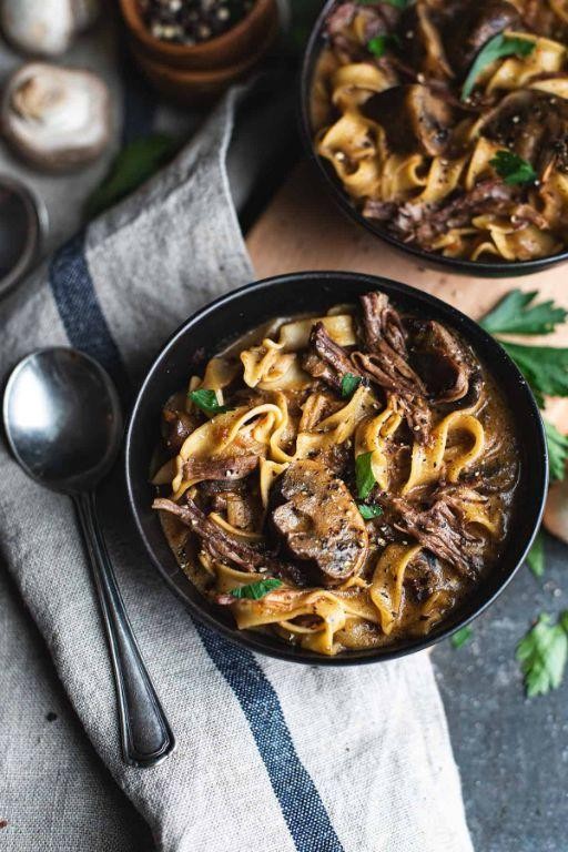 Bottom Round Beef Stroganoff