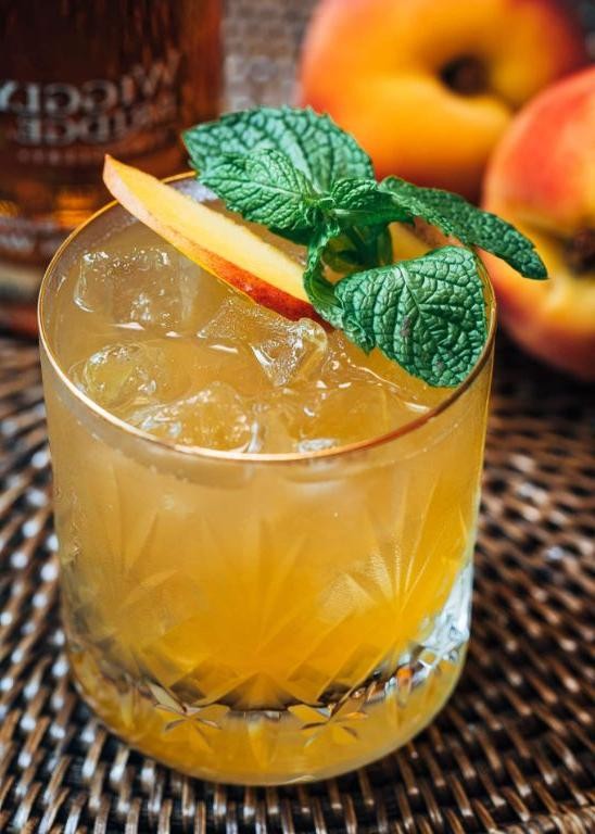 Bourbon Peach Smash