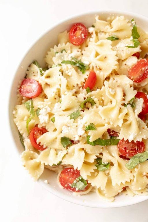 Bowtie Pasta with Cherry Tomato and Parmesan