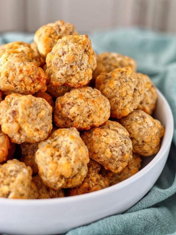 Breakfast Gluten Free Bisquick Sausage Balls