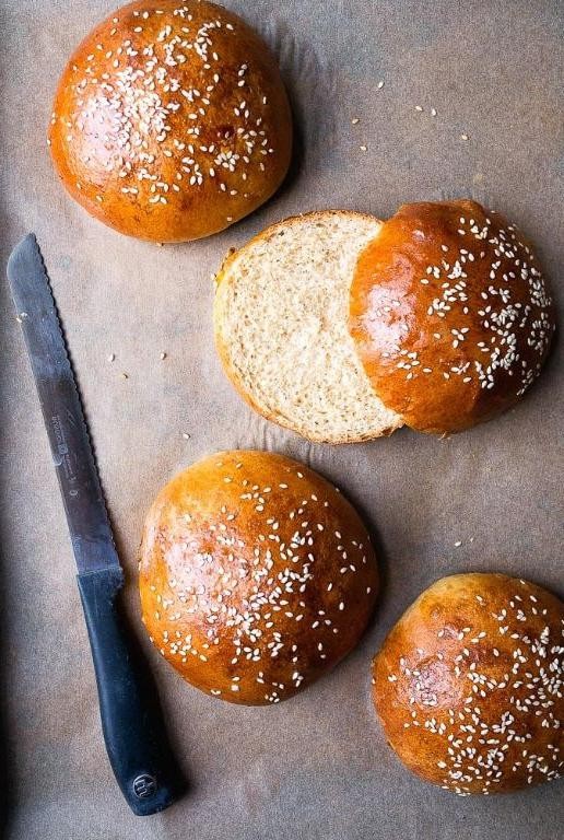 Brioche Hamburger Buns