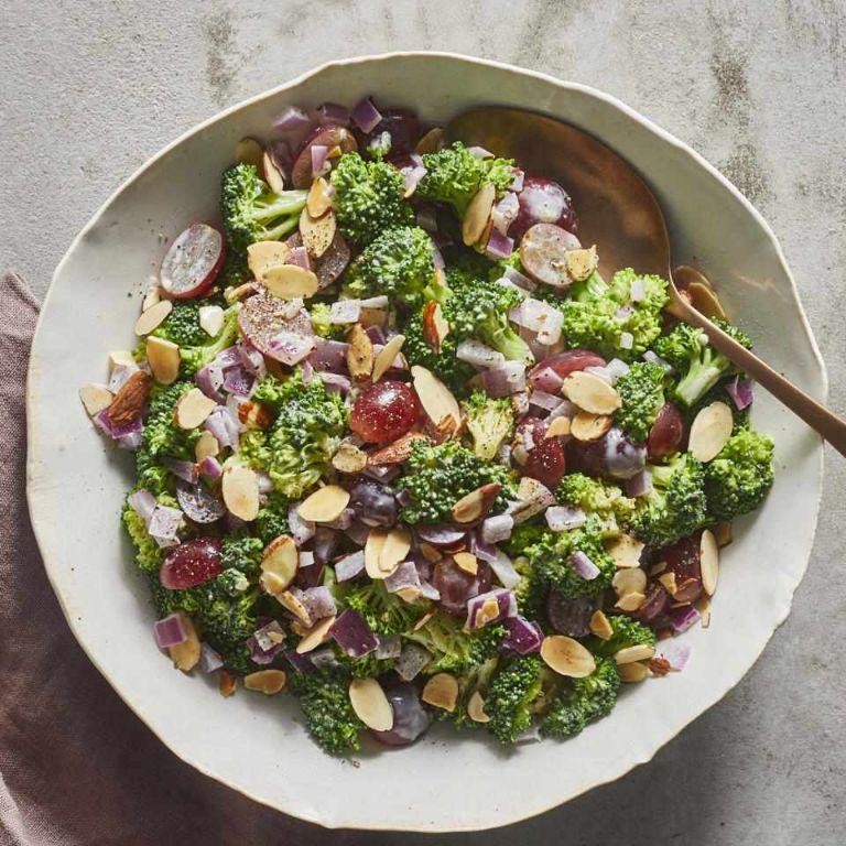 Broccoli Grape Salad with Balsamic Glaze