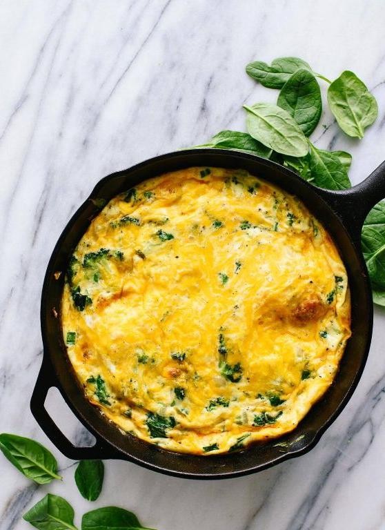 Broccoli and Cheddar Frittata