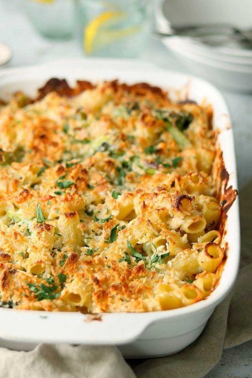 Broccoli and Cheddar Pasta Bake