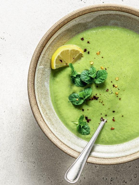 Broccoli and Spinach Green Soup