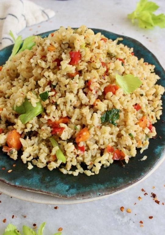 Brown Rice and Vegetable Pilaf