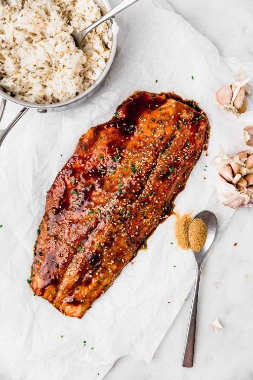 Brown Sugar Baked Trout