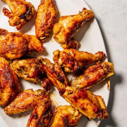 Brown Sugar Bourbon Slow Cooker Chicken Wings