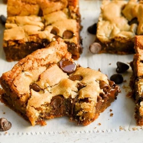 Brown Sugar Chocolate Chip Blondies