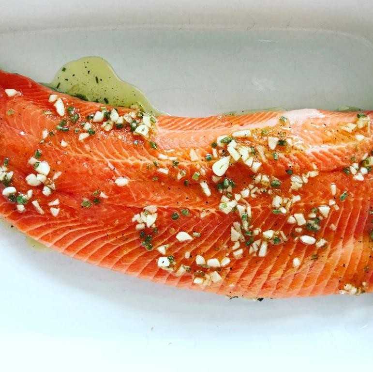 Brown Sugar and Dill Grilled Trout