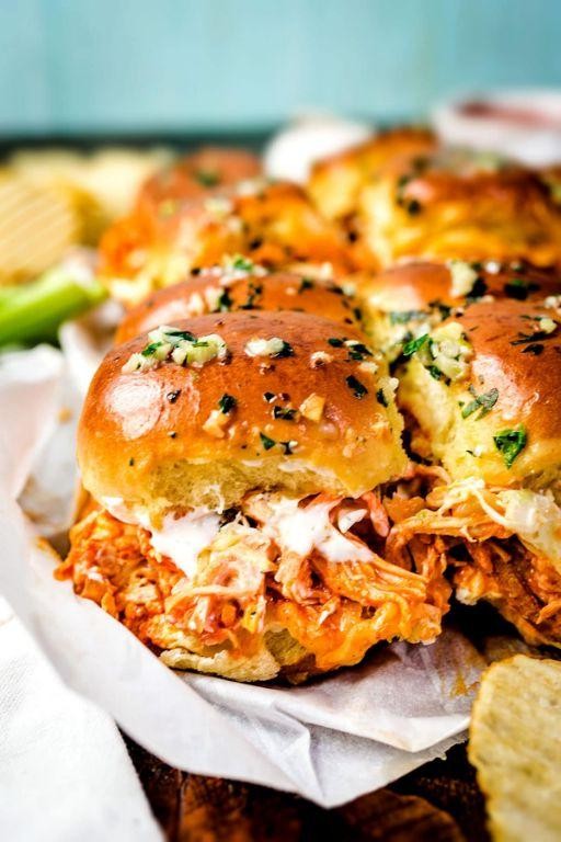 Buffalo Chicken Ranch Buns