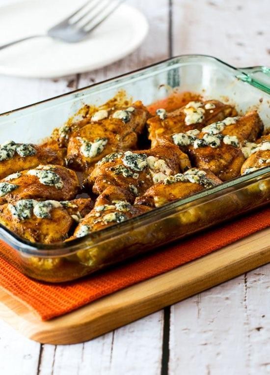 Buffalo Chicken Stuffed with Blue Cheese
