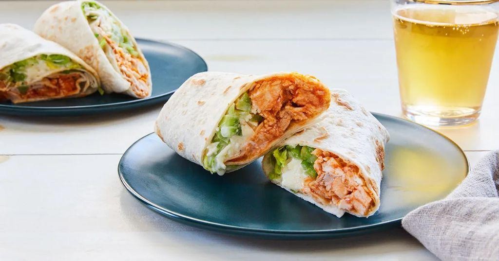 Buffalo Chicken and Blue Cheese Wrap