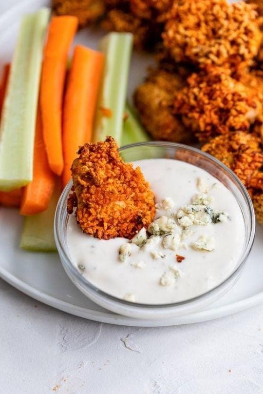 Buffalo Style Air Fried Chicken Nuggets
