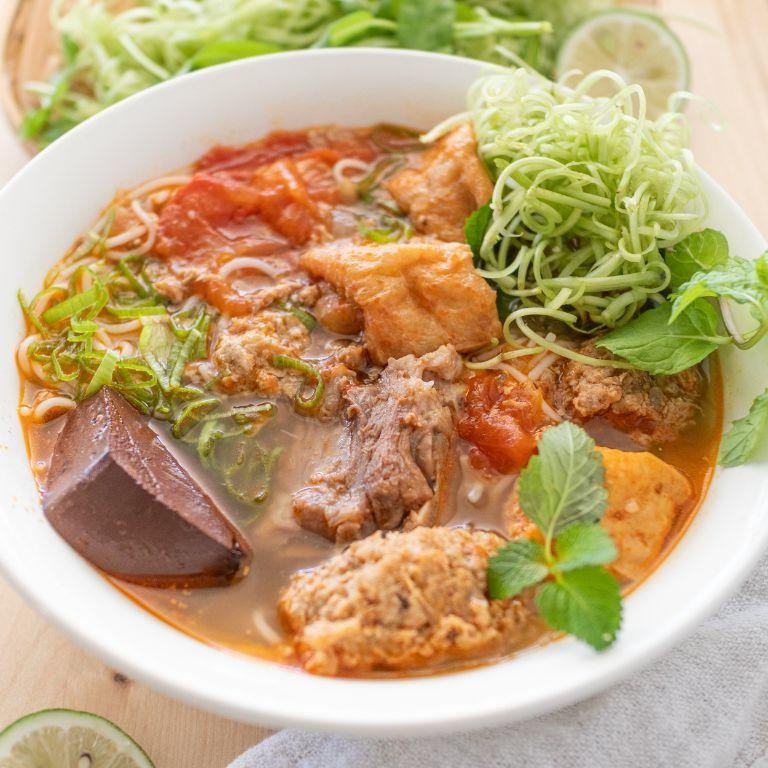 Bun Rieu Cua - Crab and Tomato Noodle Soup