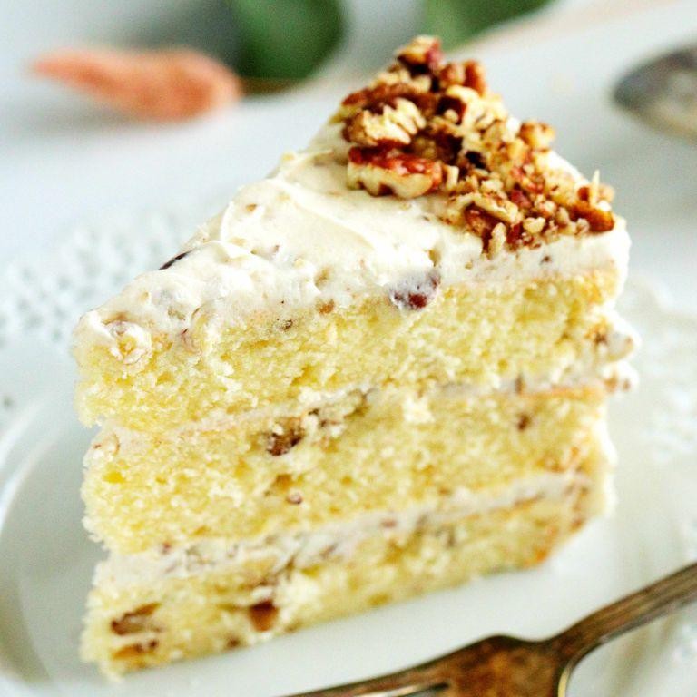 Butter Pecan Yellow Box Cake