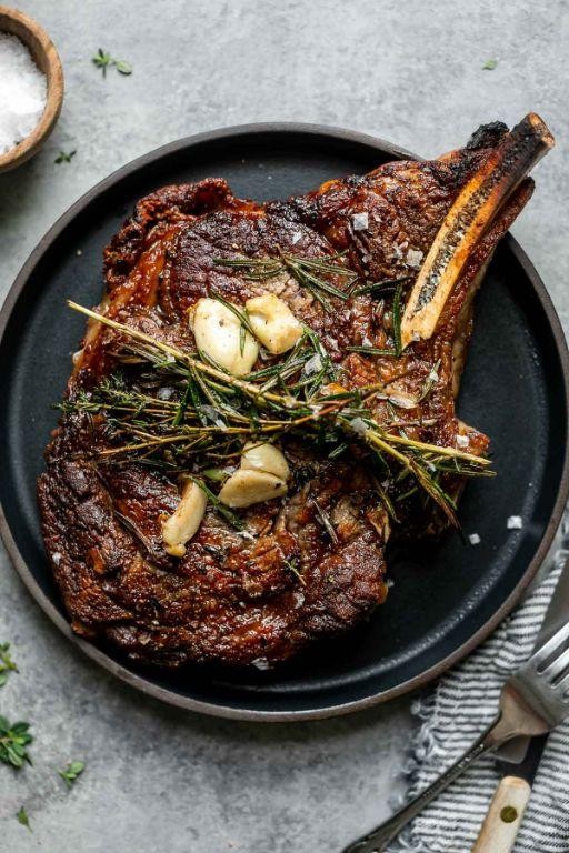 Butter-Basted Fillet Steak with Rosemary and Thyme