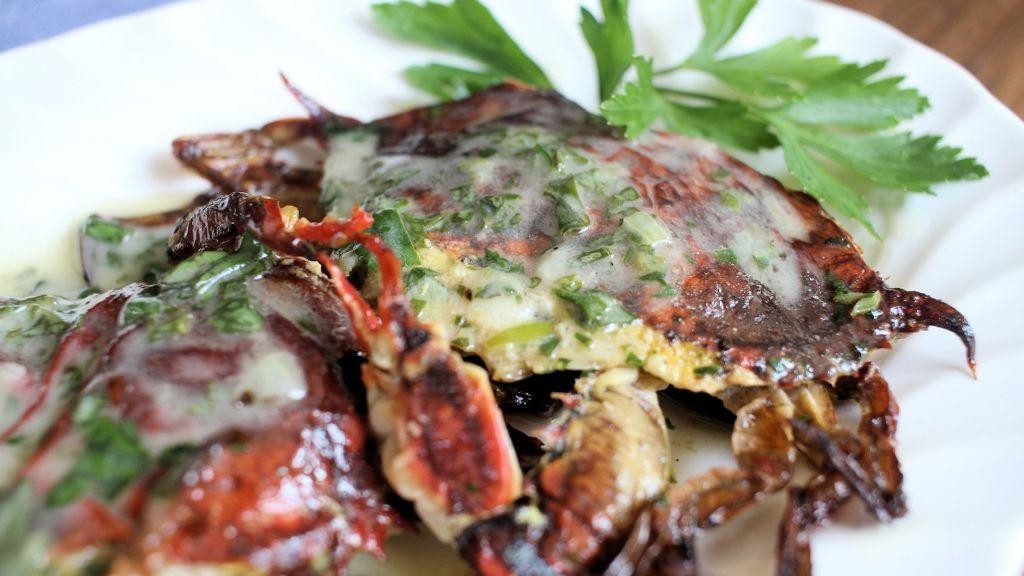 Butter-Basted Soft Shell Crab with Fresh Herbs