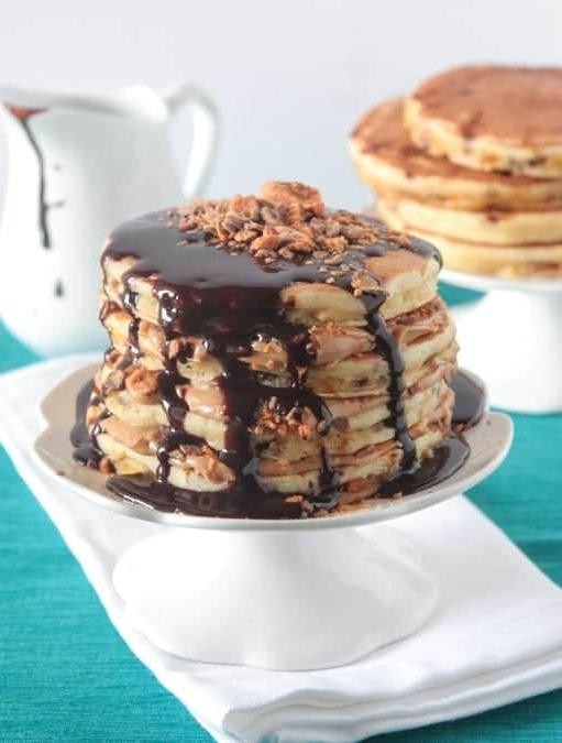 Butterfinger Pancakes