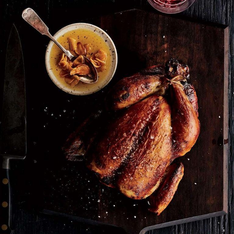 Buttermilk Brined Roast Chicken